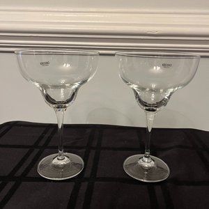 2 Krosno Made in Poland Margarita glasses